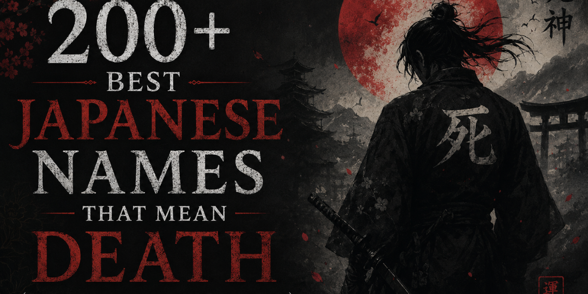 200+ Best Japanese Names That Mean Death (Dark, Mythological & Meaningful)