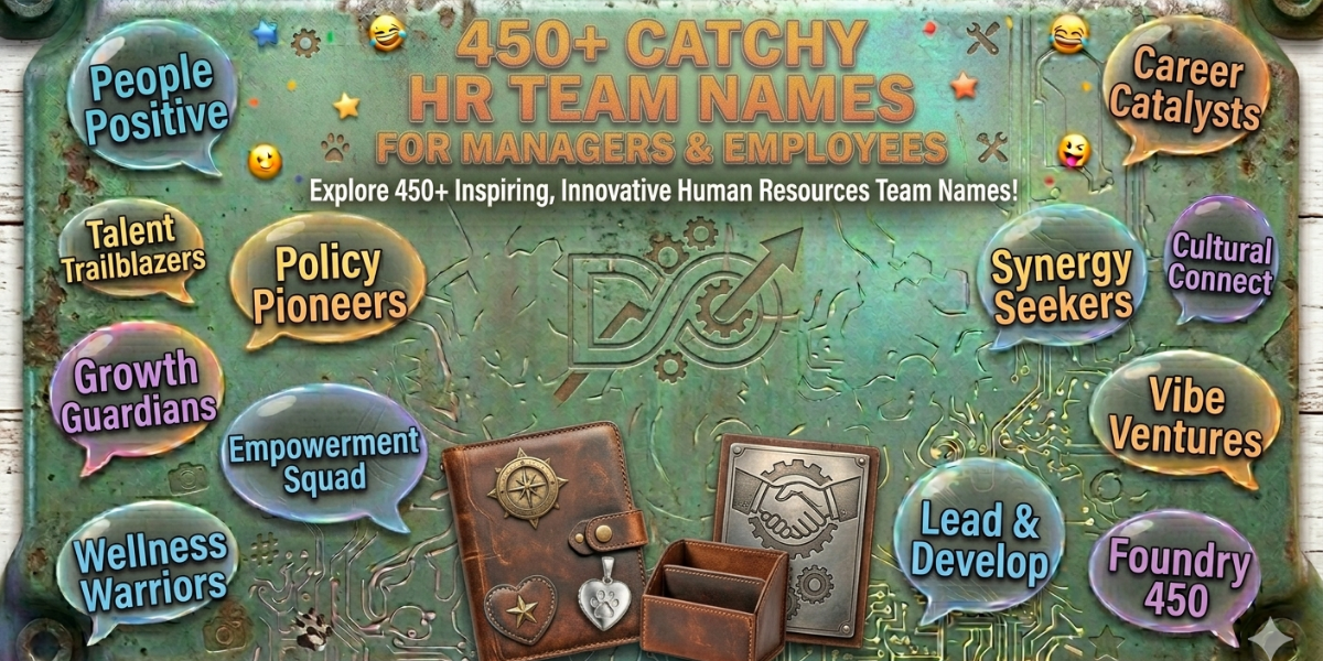 450+ Catchy HR Team Names for Managers and Employees