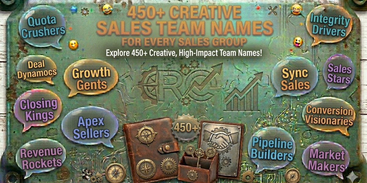 450+ Creative Sales Team Names for Every Sales Group