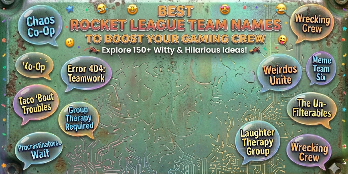 Best Rocket League Team Names to Boost Your Gaming Crew