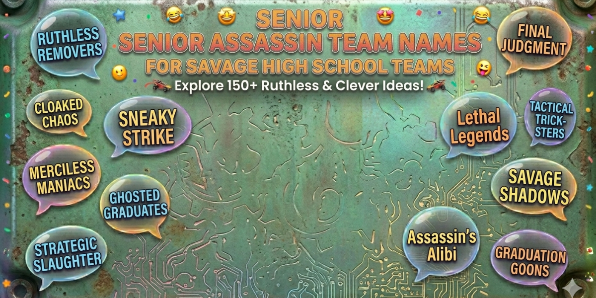 Senior Assassin Team Names for Savage High School Teams