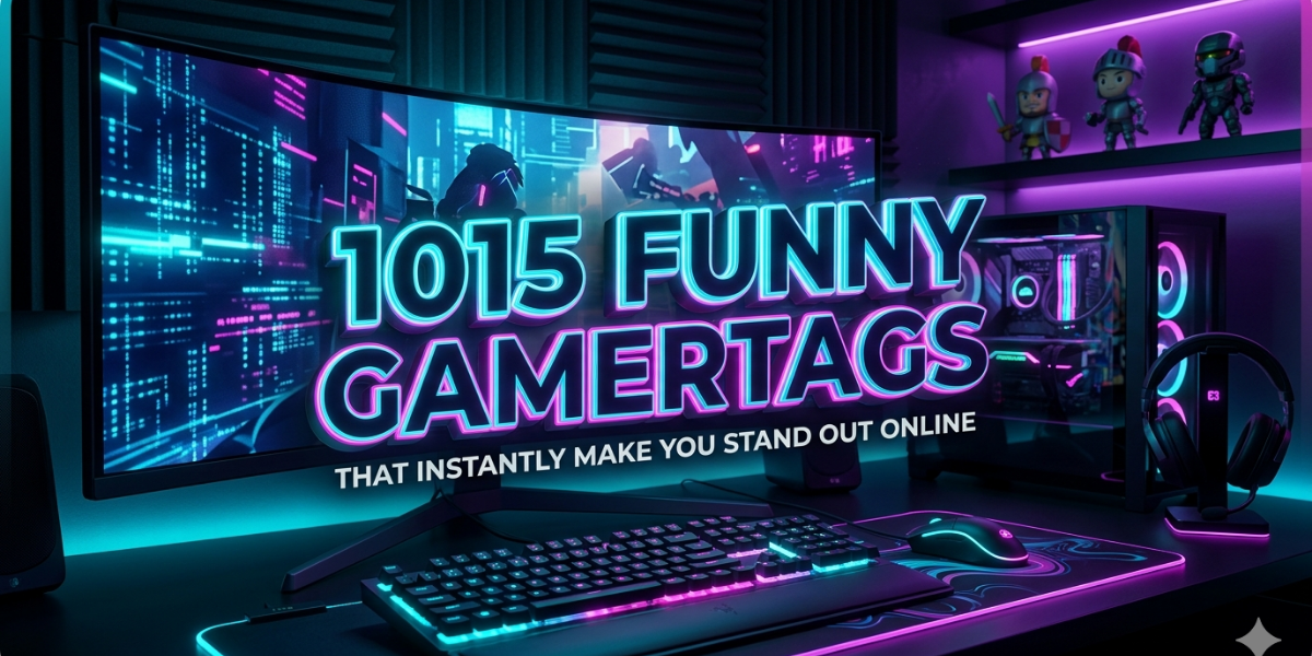 1015 Funny Gamertags That Instantly Make You Stand Out Online