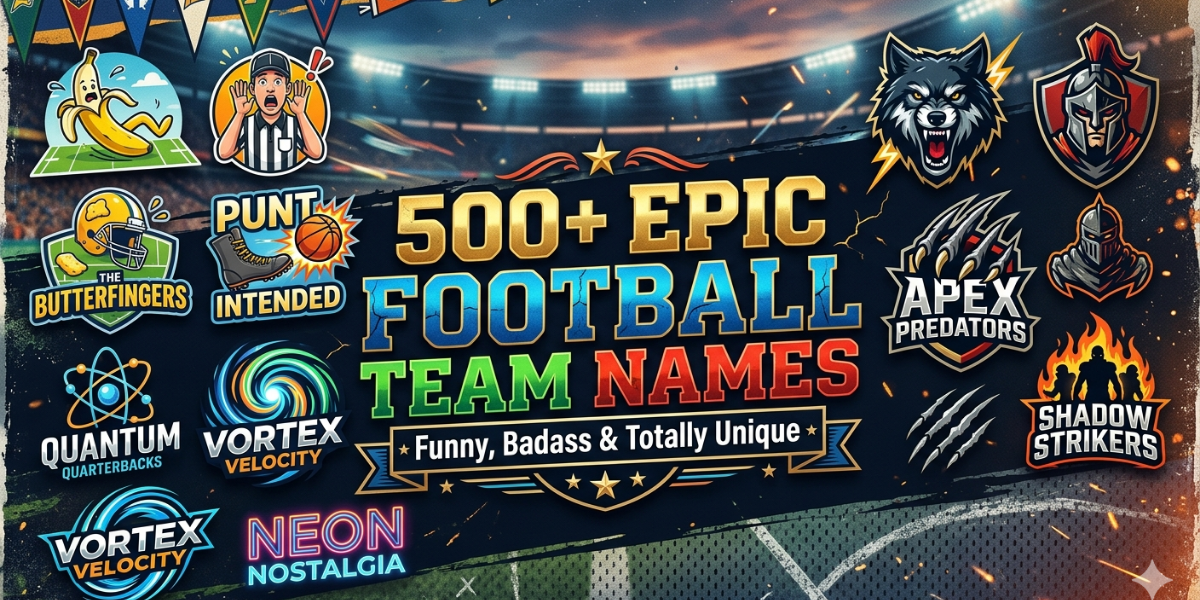 500+ Epic Football Team Names – Funny, Badass & Totally Unique