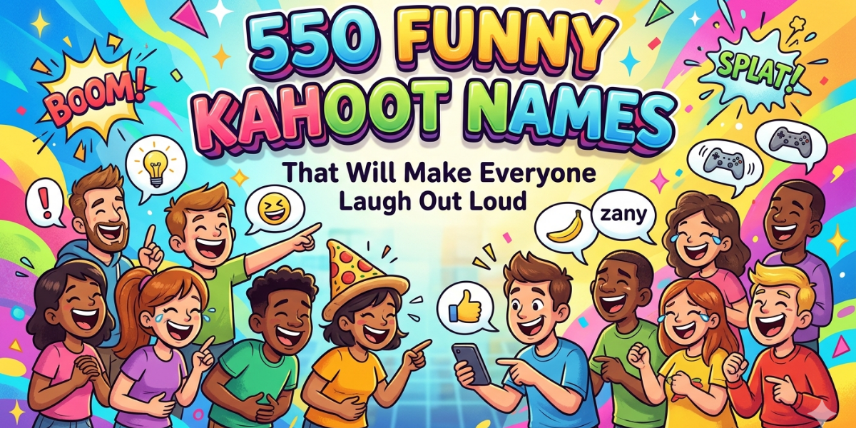 550 Funny Kahoot Names That Will Make Everyone Laugh Out Loud