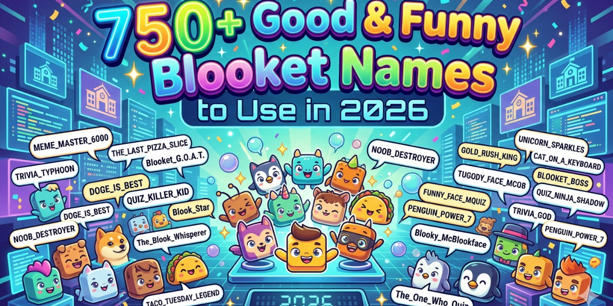 750+ Good & Funny Blooket Names to Use in 2026