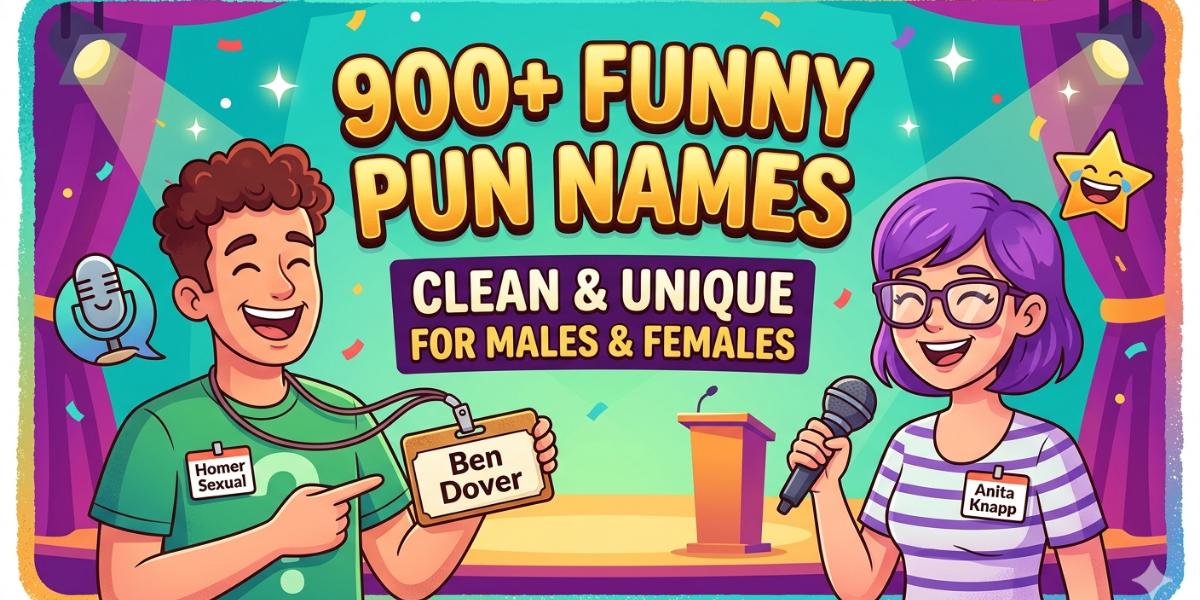 900 Funny Names Like Ben Dover: Clean & Unique For Males & Females