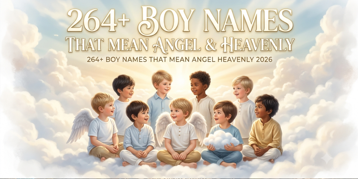 264+ Boy Names That Mean Angel Heavenly 2026