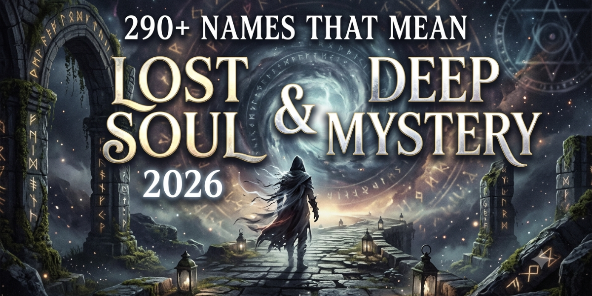 290+ Names That Mean Lost Soul and Deep Mystery 2026