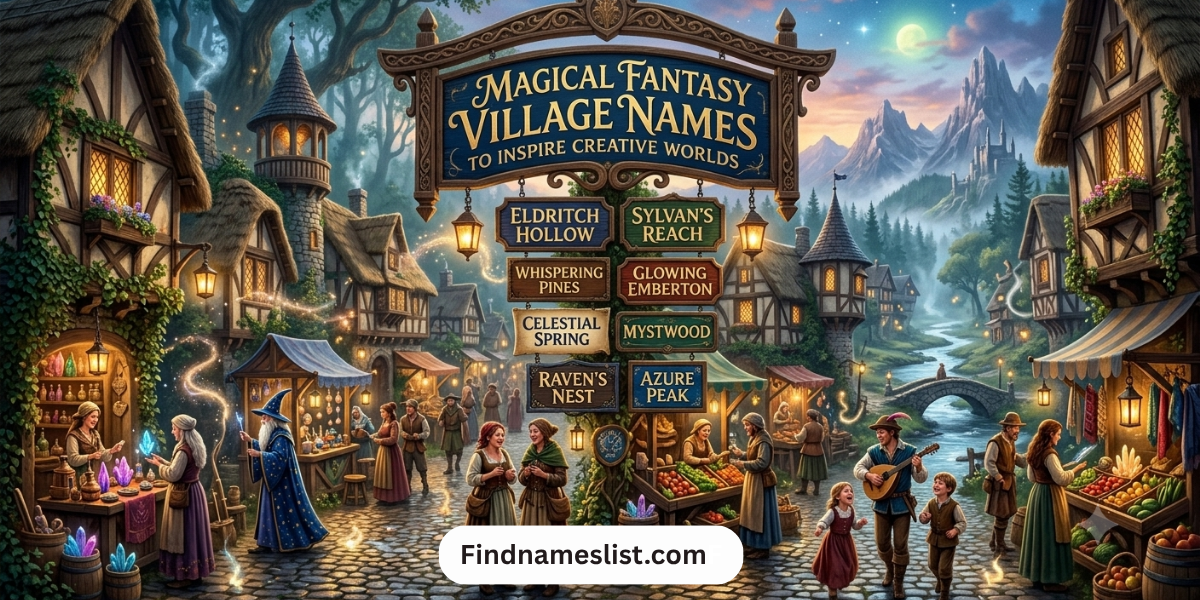 Magical Fantasy Village Names To Inspire Creative Worlds