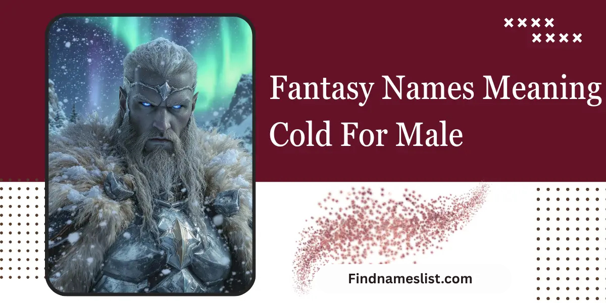 Powerful Fantasy Names Meaning Cold And Dark Beauty